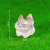 In the Dark Figurine Resin Miniature Ornament for Home Car Desk Decor Cute Little Lamb Statue