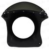 Motorcycle Cafe Racer Front Cowl Rocket Bikini (Matte Black/Smoked Glass)