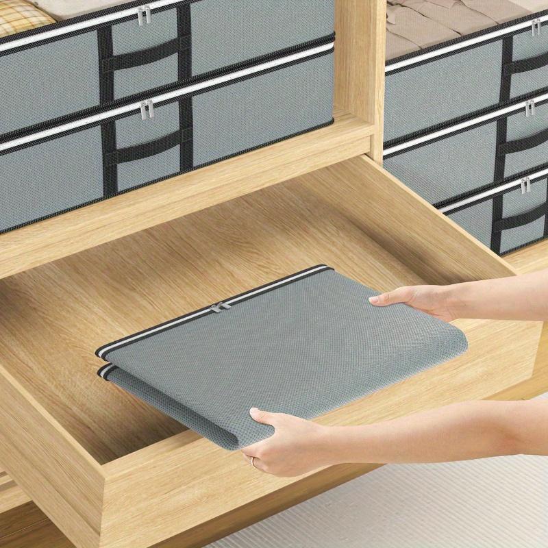 1PC Under-Bed Storage Bag, Flat Storage Bag, Drawer Storage Box, Wardrobe Finishing Bag, Moving Bag, Top Transparent Clothing Quilt Storage Bag