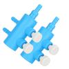 2 STÜCK Set Kunststoff Aquarium Sauerstoffpumpe Adapter Luftstromregler Aquarium Luftverteiler Fischtank