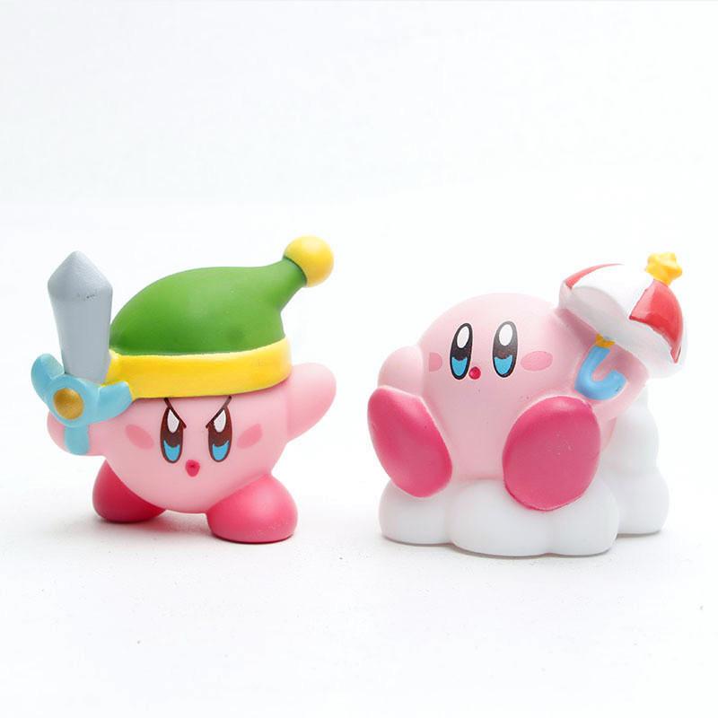 Adorable Pvc Kirby Figure Cosplay Star Display Blind Box Figurine 6.5cm Collectible