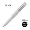 Uniball One Zento 0.38mm Ballpoint Pen - Signature Silver