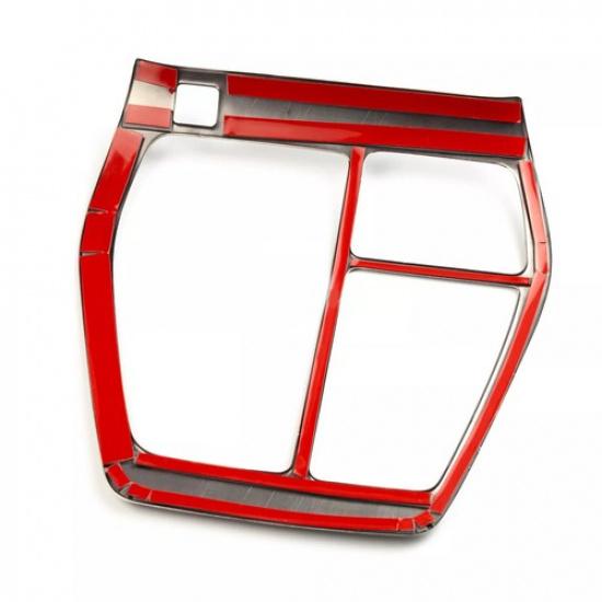 For -2025 Toyota RAV4 Stainless Steel Car Gear Shift Panel Cover Trim Black