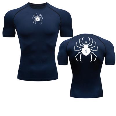 Anime Hunter X Hunter Kompression T-Shirt Quick Dry Lauf Gym Fitness Enge Sportbekleidung Sommer Atmungsaktive Spinne Kurzarm