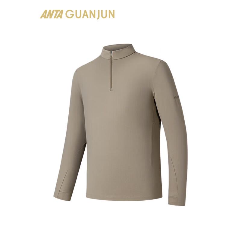 ANTA Men s Champion All-Weather Brushed Half-Zip Knit Shirt L