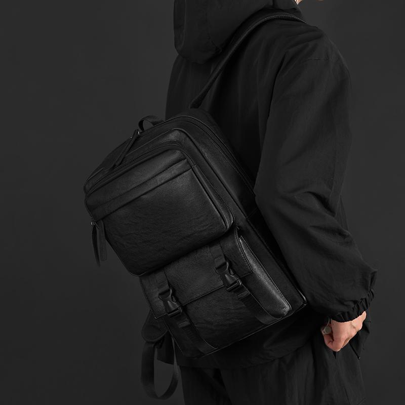 Men's Business Travel Large Capacity Backpack Water-repellent Multifunctional Backpack Commuter Lightweight Backpack
