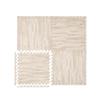 X-Star 4Pc Foam Mat 60X60Cm-Beige Wood