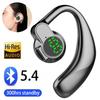New Bluetooth5.4 Earphones Single Ear Earhooks Noise Cancelling Sports Headphones 180° Rotatable Wireless Earbud with Microphone
