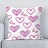 Office Living Room Sofa Cushion Cover Luxury Home Decoration Pillow Cover Romantic Love Heart Pattern Pillow Cover