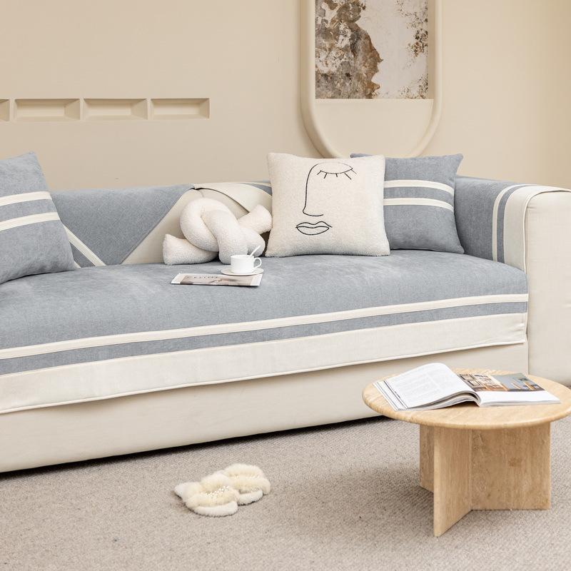 

Подушка для дивана в скандинавском стиле, легкая, роскошная, современная, на все времена, универсальная, новая, в полоску цвета хаки, наволочка 70*70cm