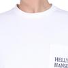 Helly Hansen HH32466 Long Sleeve HH Logo Sail Tee, Unisex, Clear White, Size S