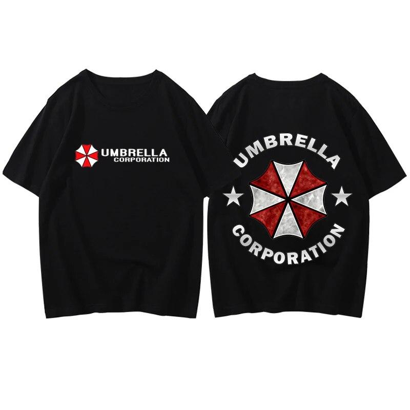 Harajuku Japan Anime Umbrella Corporation Same Style Printed T-shirt Streetwear Hipster Unisex Tshirt Καλοκαιρινή μόδα Γυναικεία μπλουζάκια