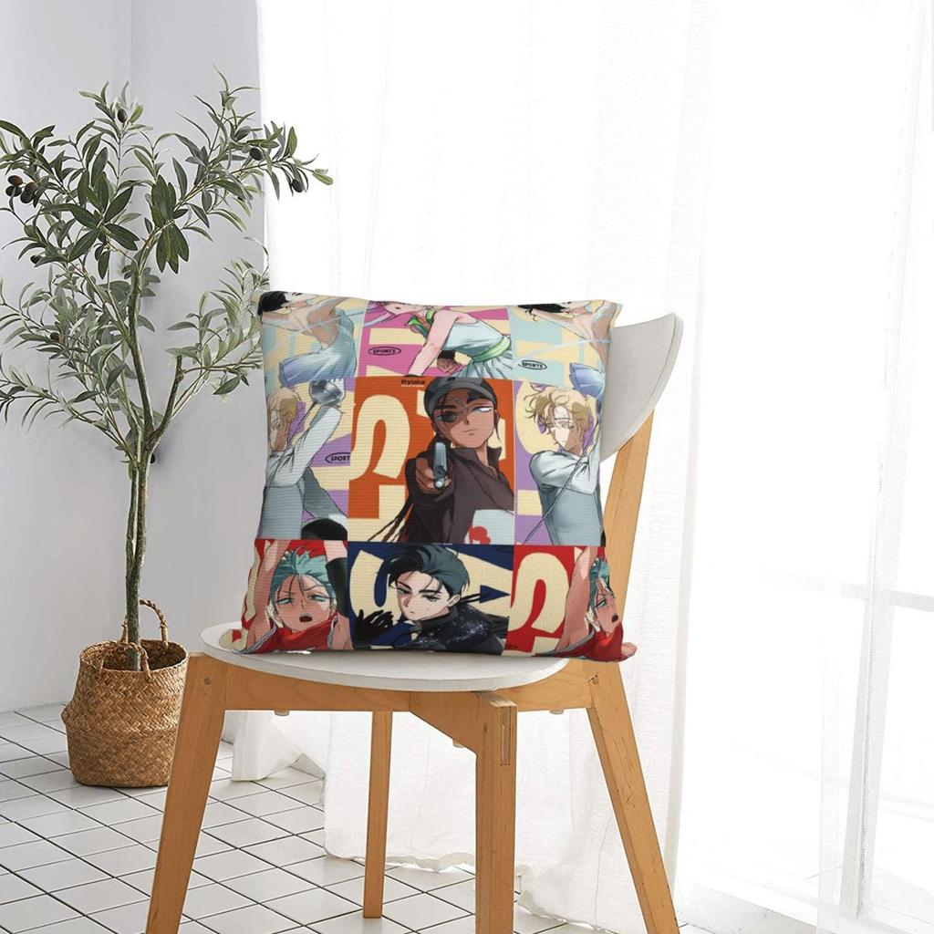 Alien Stage Anime Pillowcase Polyester Cushion Cover Gift Luka Ivan Till Mizi Pillow Case Cover Home Square 40X40Cm