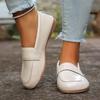Soft-soled Single Shoes Women's 2025 Autumn New Flat Plus-size One-foot Lazy Beanie Shoes
