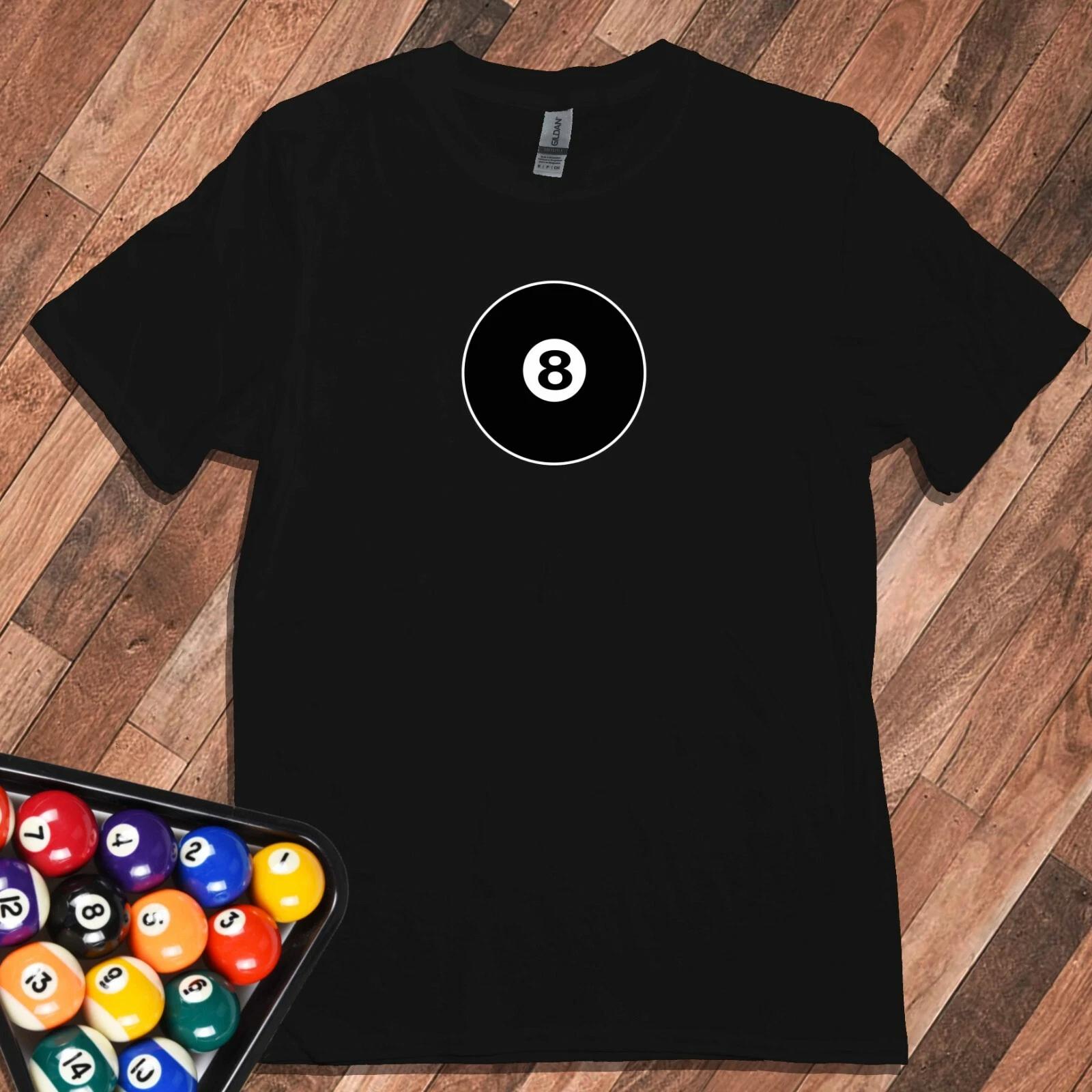 8 BALL - T-Shirt (Gildan Pool Snooker Billiards cue 40 oz slang chalk case game) 2XL