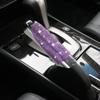Universal Crystal Rhinestone Car Handbrake Cover Protection Sleeve Auto Decoration Styling Pink Car Bling Accessories for Women