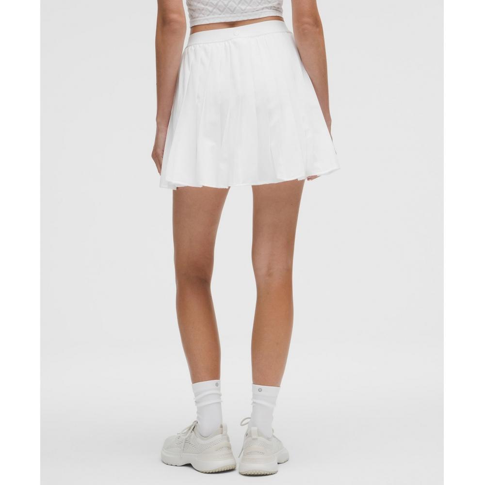 Lullulemon High-Rise Pleated Tennis Skirt *Long Wht