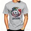 Men's Sports T-shirt 2026 USA Canada Mexico Soccer T-Shirts Eagle Jaguar Graphic Tee Football Fans Best Gift Summer Short Sleeve