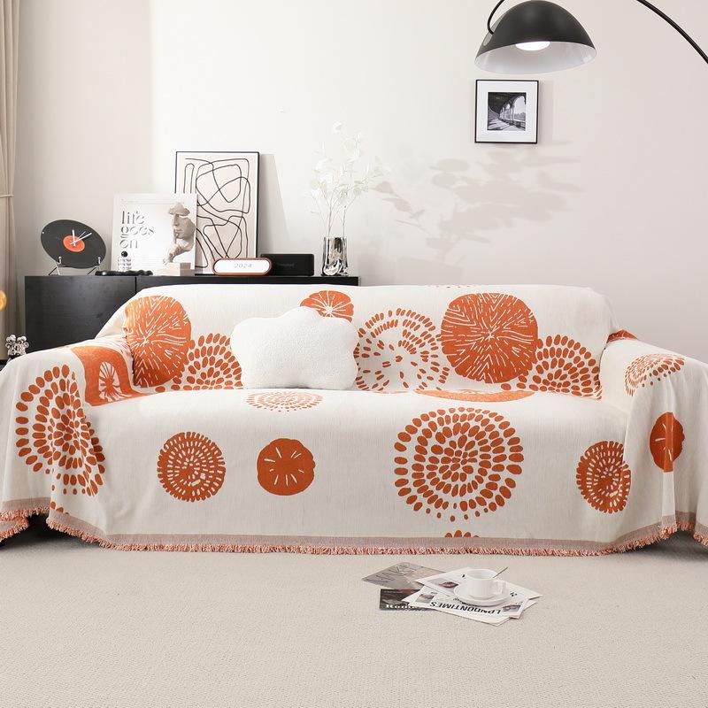 Chenille Sofa Towel Four Seasons Universal Simple Anti-Scratching Sofa Cover Cloth Full Covered Sofa Cover Dustproof Sofa Cover