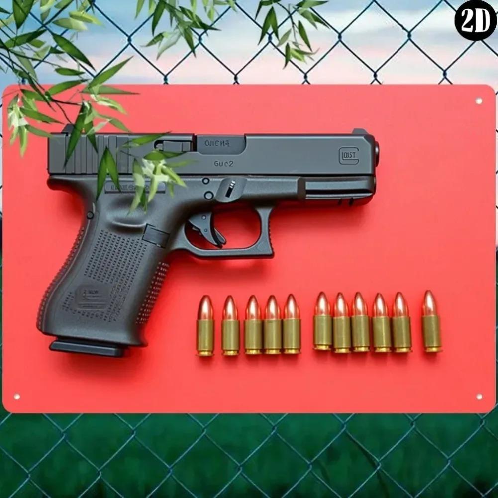 Réplica Militar Vintage Arte de Parede de Ferro - Sinalização de Estanho Sem Moldura à Prova de Ferrugem para Casa/Quarto, Presente Ideal para Entusiastas Militares