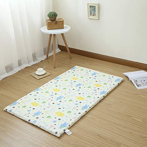 High-resilience urethane Minnie mattress, baby nap futon, washable baby futon with cover (bear 60x90cm)