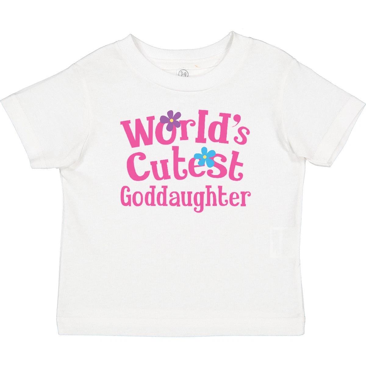 

Inktastic Goddaughter Girls Godchild Baby T-Shirt Godmom Childs Pink Outfit Tees 150