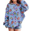 Sweatshirts For Teen Girls Hoodies Long Sleeve Drawstring Pullover Cute Printed Hoodie Top