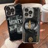 Black Dollar Time Is Money Phone Case for iPhone 11 13 15 16 17 Pro Max 14 Plus 17Air 16E 13 Pro 12 Mini 17Pro Soft Clear Cover