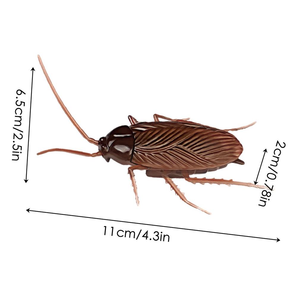 

Electric Spider Fake Cockroach Toy Realistic Fake Roaches Creepy Scary Toys Mock Big Prank Toys Joke Trick Gift for Cats Dogs