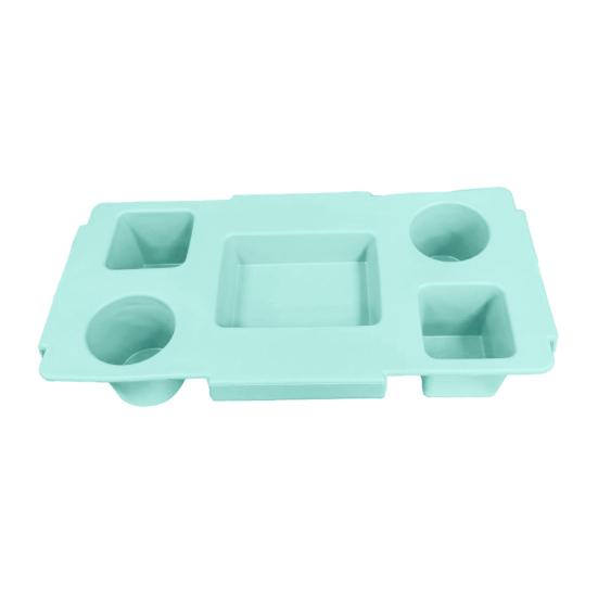 

Верхний подстаканник для сумки Bogg, держатель для телефона, поднос для хранения, верх сумки, органайзер для чашек, коробка для хранения для стакана Stanley, пляж, кемпинг, путешествия светло-зеленый