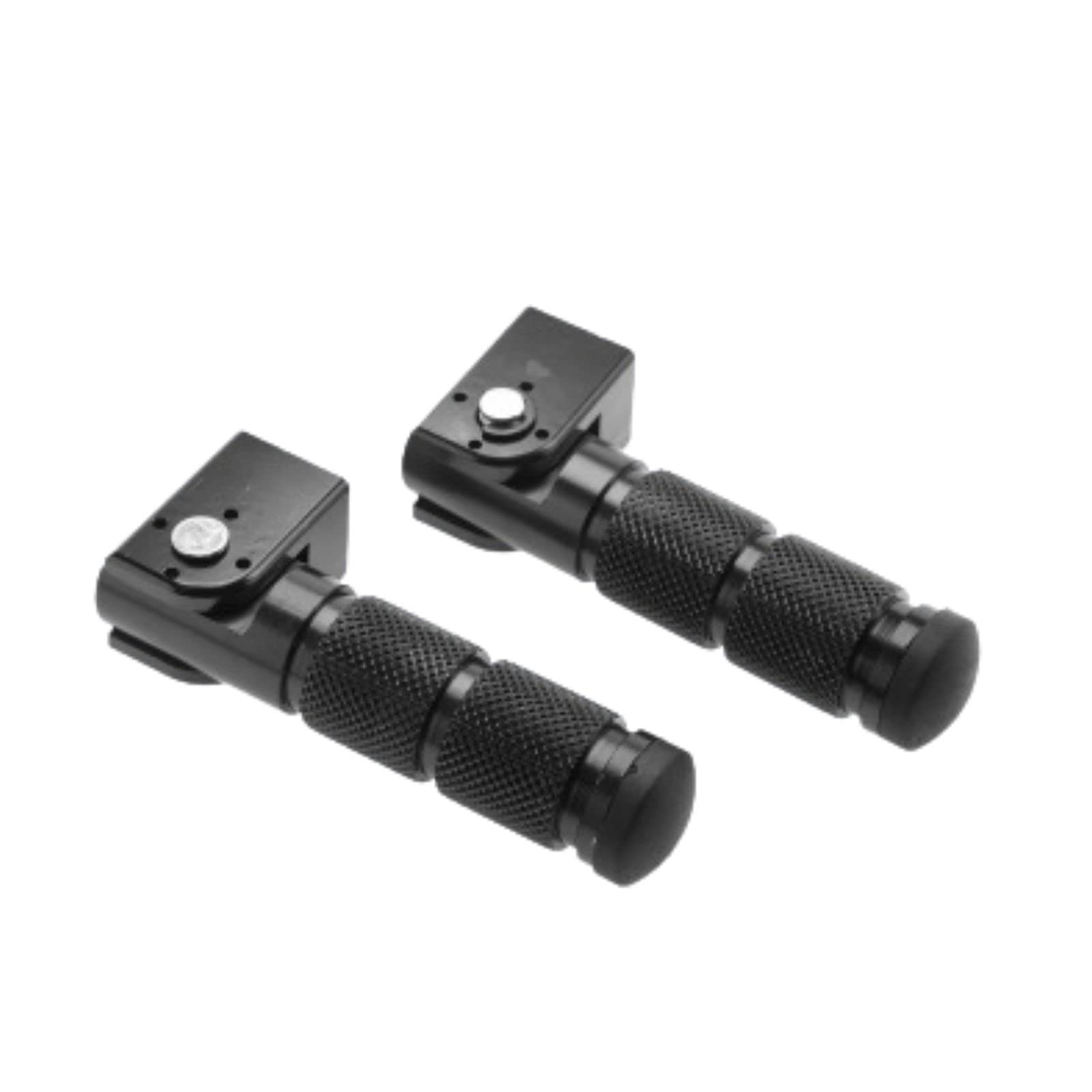 Много улыбок Универсальная Мотоциклетная Подножка для Заднего Пассажира, Алюминий CNC, Складная, Задняя Подножка (черный)