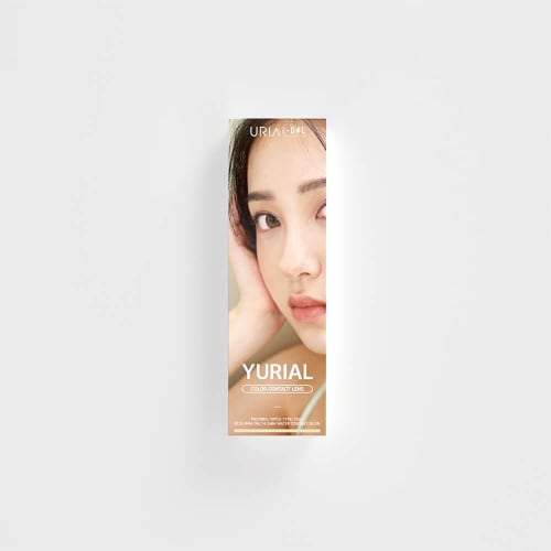 YURIAL Earl Grey Colored Contact Lenses [10 lenses per box] Available with or without prescription, 1-day contact lenses (Earl Grey/0.00)