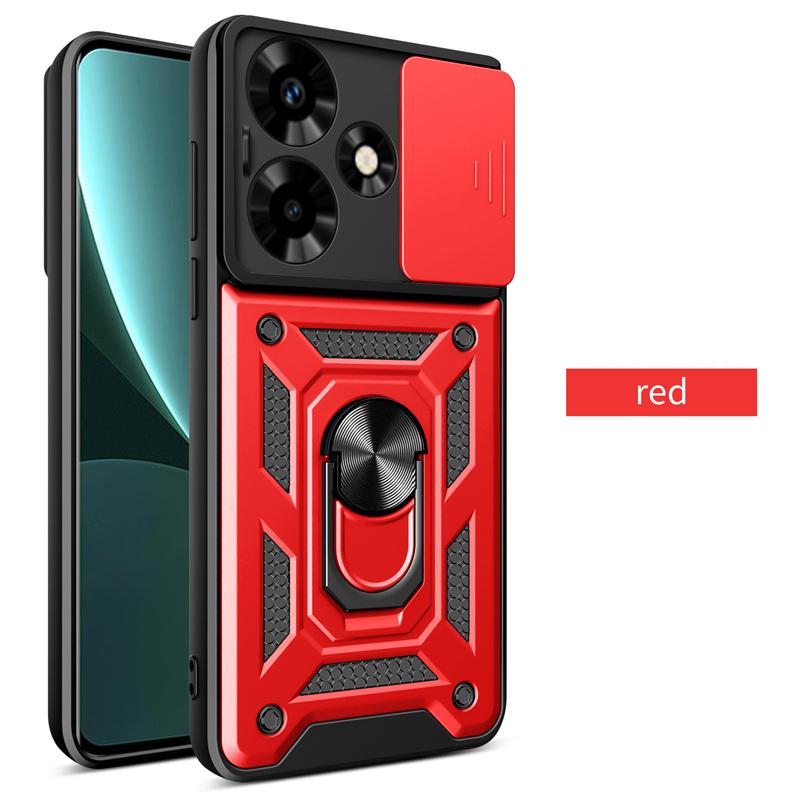Armor Shockproof Phone Case For Infinix Hot 30 4G Case Camera Protect Ring Holder Back Cover For Infinix Hot 30i Hot30 I 30 Play