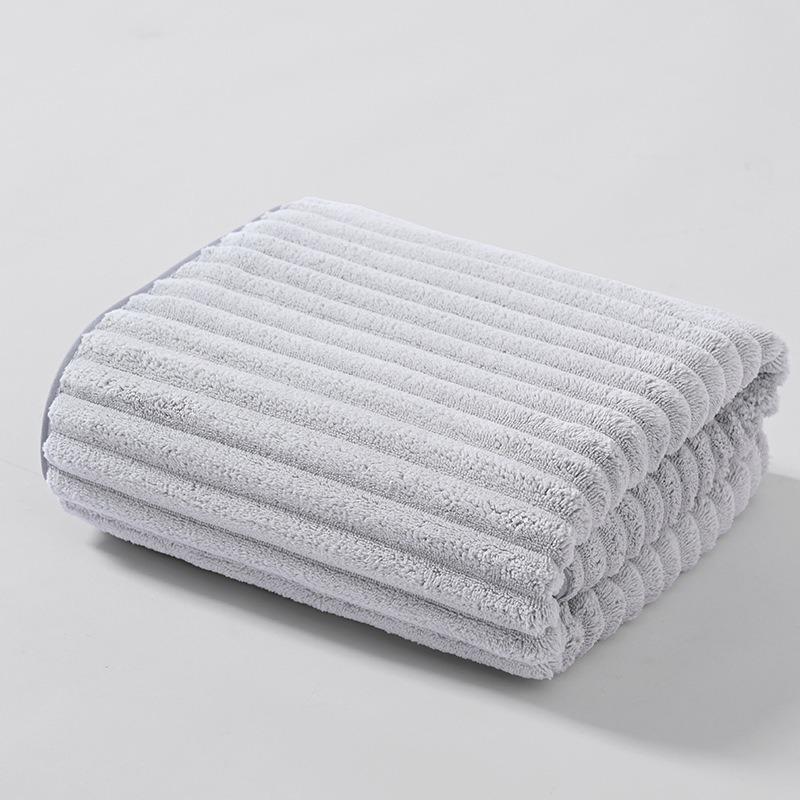 1pcs Thickened Enlarged Coral Fleece Adult Bath Towel Soft and Absorbent Not Easy To Shed Hair Household Shower Towels Sports Beach Washcloths