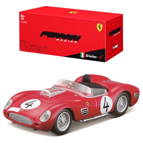 

Bburago Масштаб 1/43 Ferrari 250 Testa Rossa 1959 / Металлическая модель автомобиля, Готовая модель, 18-36307