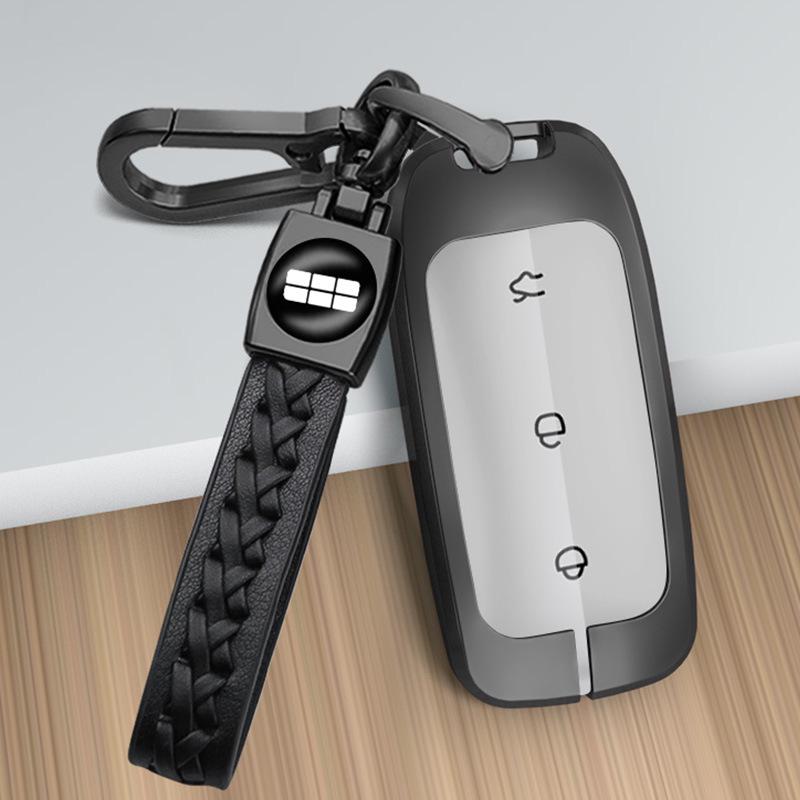 Kvalitní kožené pouzdro na klíče z legované kůže pro Geely Galaxy L7 - Unisex design