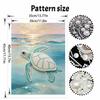 5D Round Pearl Painting Kit Ocean Sea Turtle Pattern DIY Handmade Rhinestone Art Home Interior Decor Gift