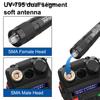 1pc AR-795 SMA-F Female Dual Band VHF/UHF 136-174MHz/400-520MHz Soft Antenna AR-795 For UV-5R UV-82 BF-888S Walkie Talkie AR-795