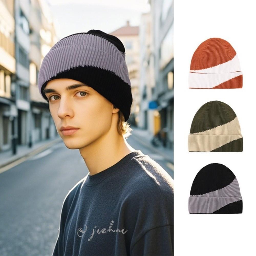 Warm Beanie Bonnet Y2k Cold Cap Fashion Casual Skullies  for Men Women