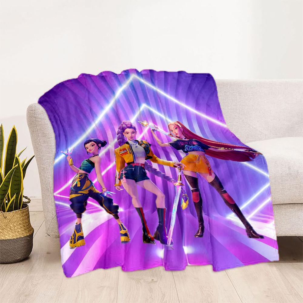 Future Fashion Icons Blanket Comfortable Perfect for Bedding Office Chair Livingroom for All Seasons Digital Print