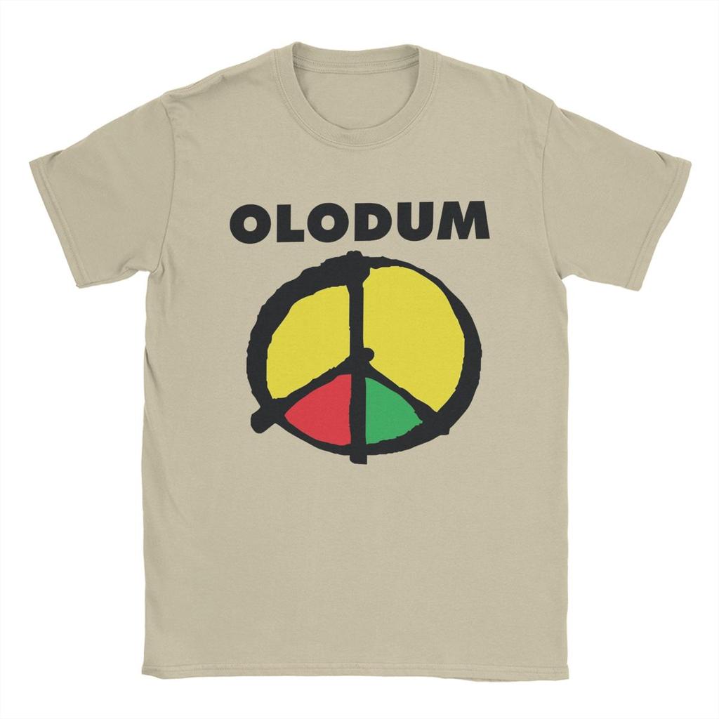 Olodum Ανδρικά T-Shirts Casual 100% Βαμβακερά Μπλουζάκια Στρογγυλή Λαιμόκοψη Κοντομάνικα T-Shirt Δώρο Ρούχα