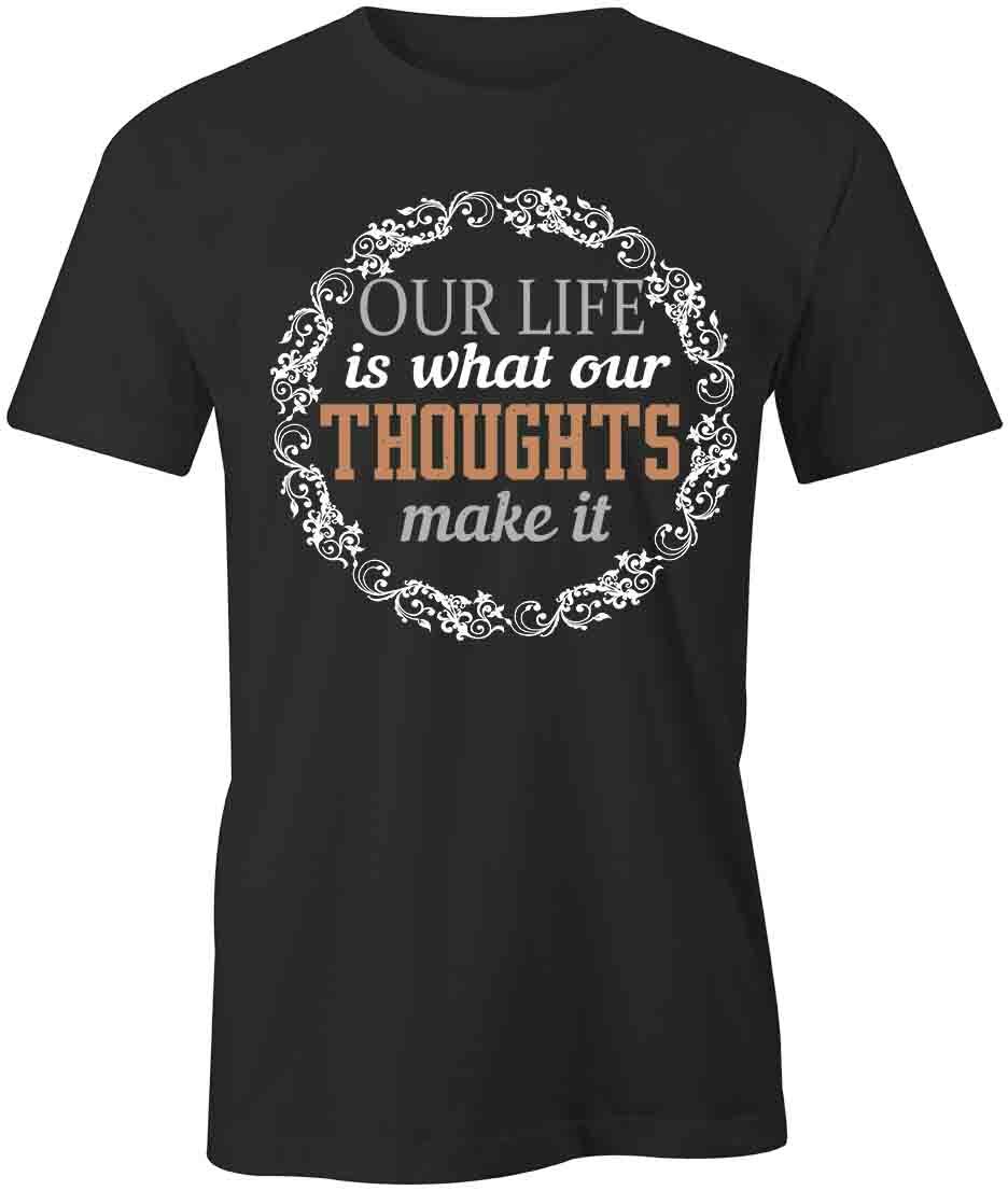 Our Life is TShirt Tee Short-Sleeved Cotton CLOTHING POSITIVE S1BCA737 L