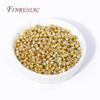 2.5/4mm Round Shiny Spacer Beads 18K Gold Plated Diamond-Cut Metal Gold Beads For Beading Bracelet Necklace Earrings Making