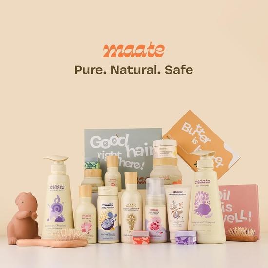 Maate Kids Foaming Face Wash (100 Ml) | With Ayurvedic Herbs Holy Lotus & Mulberry | Cleanses & Purifies Facial Skin | Baby Face Wash 3-12 Years