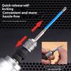 1/4inch Drive To 1/4inch Hex Adapter Socket Adapter Drive Hex Ratcheting Humanized Quick Releasing Wrench Accessories