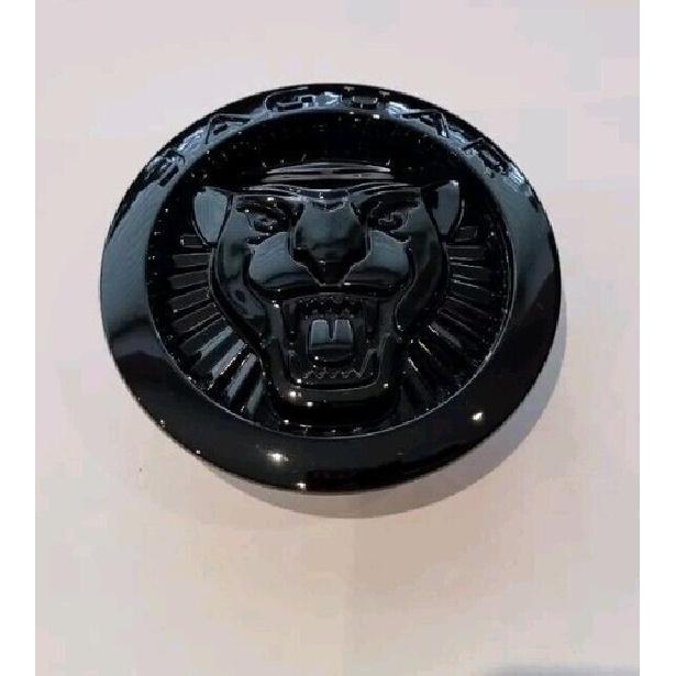 1x Глянцевый черный передний значок решетки радиатора для Jaguar XF XJ XKR I-Pace F-pace E-Pace