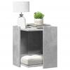 VidaXL Cat Litter Box Furniture Concrete Grey Engineered Wood 857745