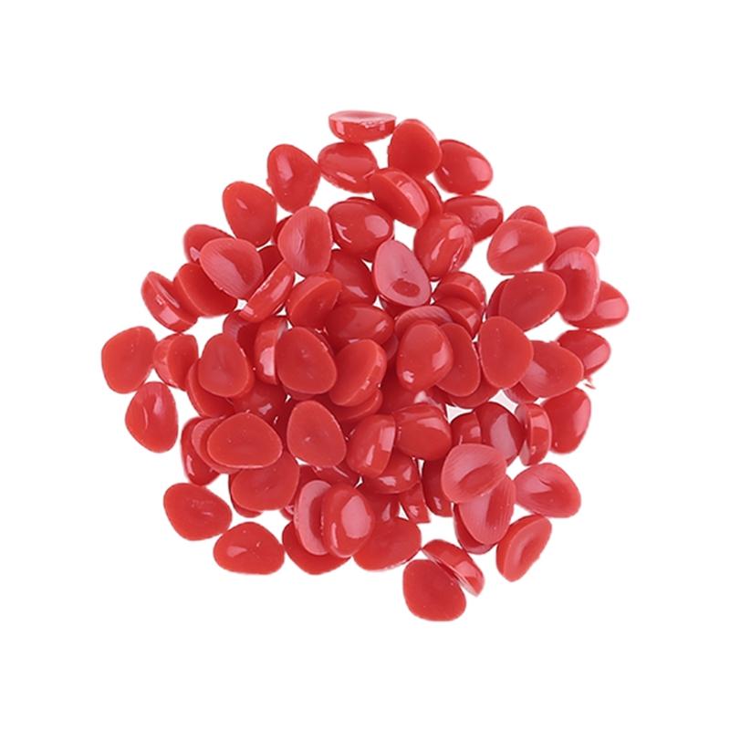 (100pcs) Multiple Sizes Fake Noses Acrylic for Doll Handworks and Craft Plastic Noses for Kids Gifts Making