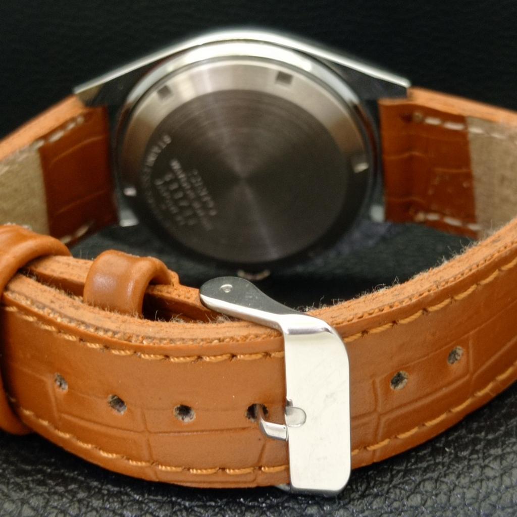 REFURBISHED SEIKO 5 AUTOMATIC MENS WATCH JAPAN MADE WHITE DIAL CUSTOM A440078-2 QV90-a440078