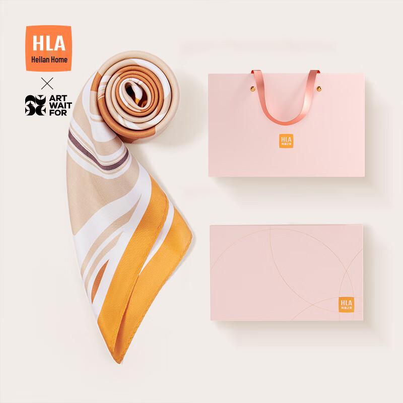 HLA Women s Mulberry Silk Square Scarf One Size